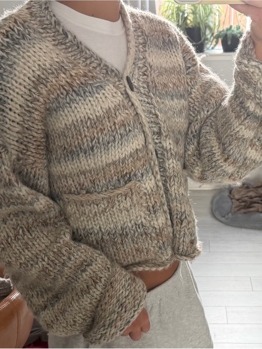 Knit cardigan